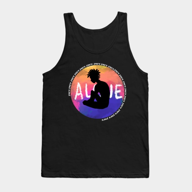 Alone boy Tank Top by MrrrMerc